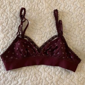 Bralette lightly worn